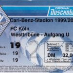 🇩🇪 26.03.2000 – SV Waldhof Mannheim – 1. FC Köln – 2:1